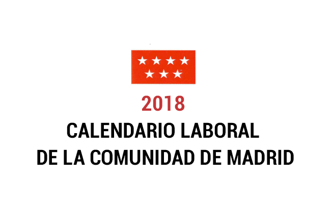 CALENDARIO LABORAL DE LA COMUNIDAD DE MADRID